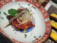 生鸡蛋拌牛肉-王鼎精致料理铁板烧(世博源店)