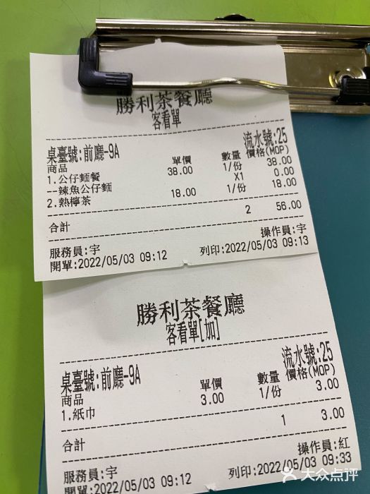 胜利茶餐室图片