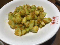 丝瓜炒盐蛋黄-天下客饭店(中山路店)