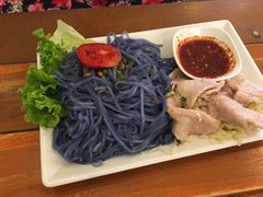 -蝶豆花蓝面条
