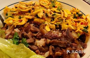 Roast Duck and Shredded Chicken Combo