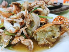 姜葱炒花蟹-锐记美食店·现捞海鲜(闸坡店)