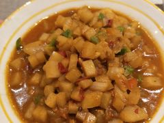 土豆丁碎肉拌面菜-厚院新疆民间菜馆餐吧(北京南路店)