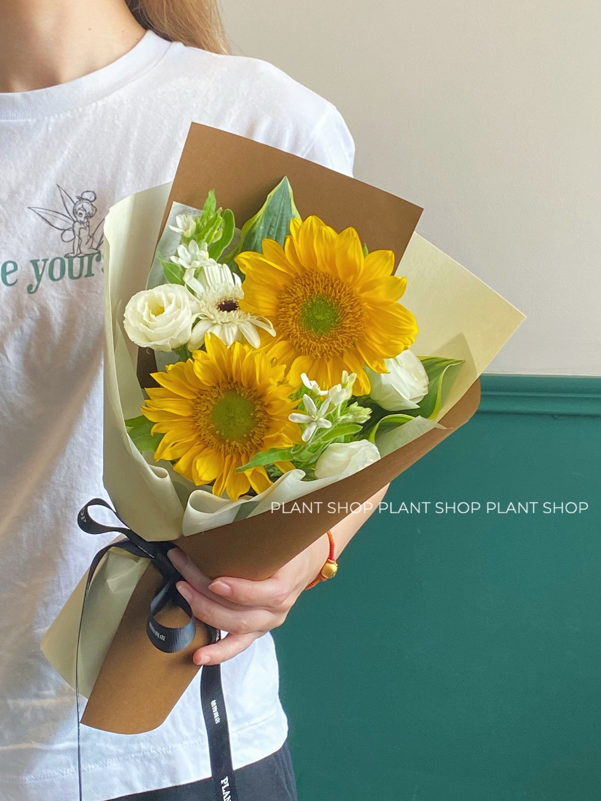 向日葵混搭小花束
