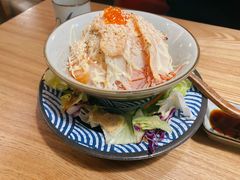 火炙三文鱼蟹柳双拼饭-西月山居匠心创意料理(江汉路新佳丽广场店)