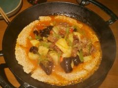 一个锅巴和时蔬-薇酌饮·陕西菜(南门外店)