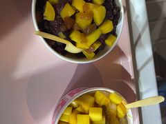 红豆芒果刨冰-梁子刨冰王&梁小糖(王顶堤店)