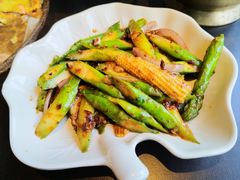 炒芦笋-大头虾越式风味餐厅(光明广场店)