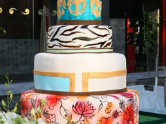 翻糖婚礼蛋糕-爱之婚礼蛋糕(建外SOHO西区店)