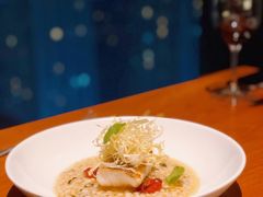 香烤银鳕鱼配大麦和辣味鱼汁-沈阳君悦酒店·意坊意大利餐厅