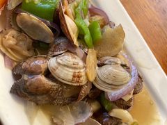 葱油花蛤-阿弟特色海鲜餐厅·大排档(平潭店)