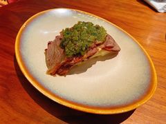 青椒葱油拌黄牛腱-君悦酒店·1881·北京烤鸭