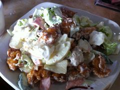 炸鸡色拉-郑阿姨的家·이모네·韩料&烤肉(武川路店)