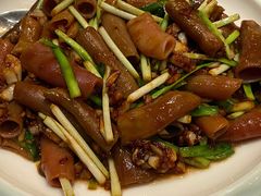 九秒蒜爆海肠&nbsp;海肠&nbsp;海鲜&nbsp;新鲜-开海·红岛海鲜虾水饺(石老人店)