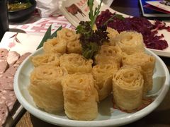 香炸腐皮-左庭右院鲜牛肉火锅(新梅广场店)
