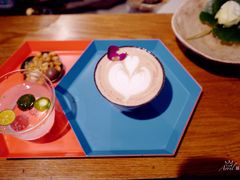 玫瑰拿铁-茶是一枝花泡茶店