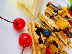 冰淇淋华夫饼-祖母的厨房美式西餐厅(北京坊店)