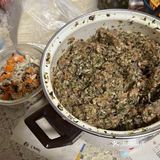 剔蟹粉-包饺子馄饨，可是细活！