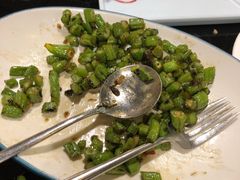 榄菜肉松炒四季豆-金翠河烧鹅餐厅(北城天街店)
