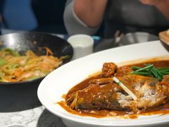 家熬渤海大黄鱼-悦海·家宴·冰花皮皮虾大锅贴(宝龙店)