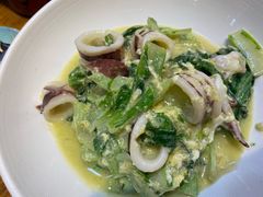 笔管鱼炒小白菜-必点海鲜·鲅鱼水饺(鞍山西道店)