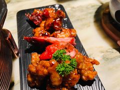 雪花糖醋里脊-绿茶餐厅(昌平悦荟店)