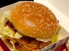 香辣鸡腿堡-肯德基(青岛北站西广场店)