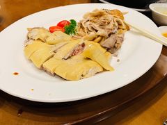 白切鸡拼酱油鸡-香山家宴