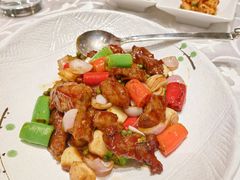 鲜花椒雪花牛肉粒-臻宝中餐厅·大连菜·海鲜·融合菜(大连一方城堡豪华精选酒店)