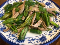 青椒炒猪肚-灵福缘私房菜·农家菜(拈花湾·灵山大佛必推店)