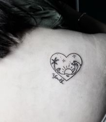 背部-明星刺青·洗纹身