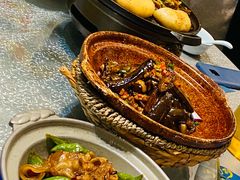 铁板酱香茄子-小城外婆肴私房菜.家宴聚集点(圆明园颐和园·清河上地店)