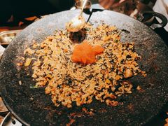 铁板蟹子炒饭-春熙台韩国料理·章鱼肥牛(西丽店)