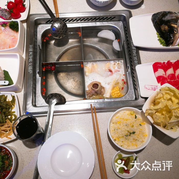 海底捞火锅三鲜菌类锅底图片-北京火锅-大众点评网