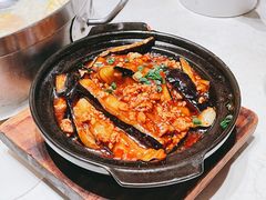 咸鱼鸡粒茄子煲-肥仔文澳门猪骨煲(南京西路店)