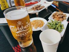 扎啤-串王阿三烧烤·小龙虾·烤鱼(拱墅胜利河美食街店)