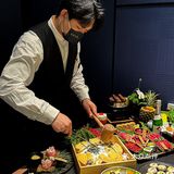 长沙高级感黑金庭院风日式烤肉💯黑毛和牛口感绝了