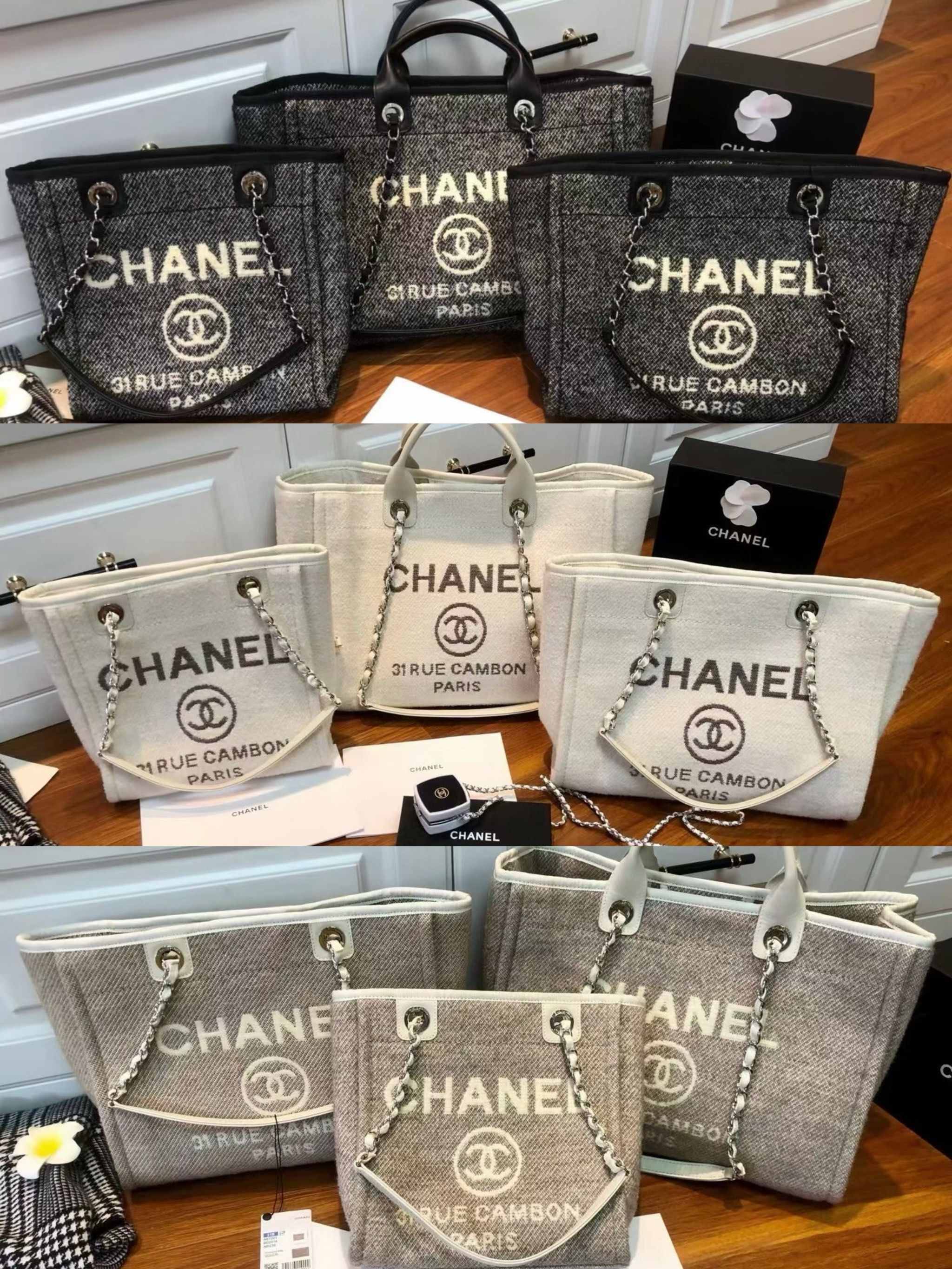 chanel 香奈儿 秀款 限量 大容量购物袋 沙滩包顶级