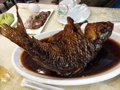 罾蹦鲤鱼-奥华餐厅·老张记(台基厂店)