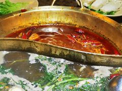 菌汤鸳鸯锅-蜀国大将老火锅(江北店)