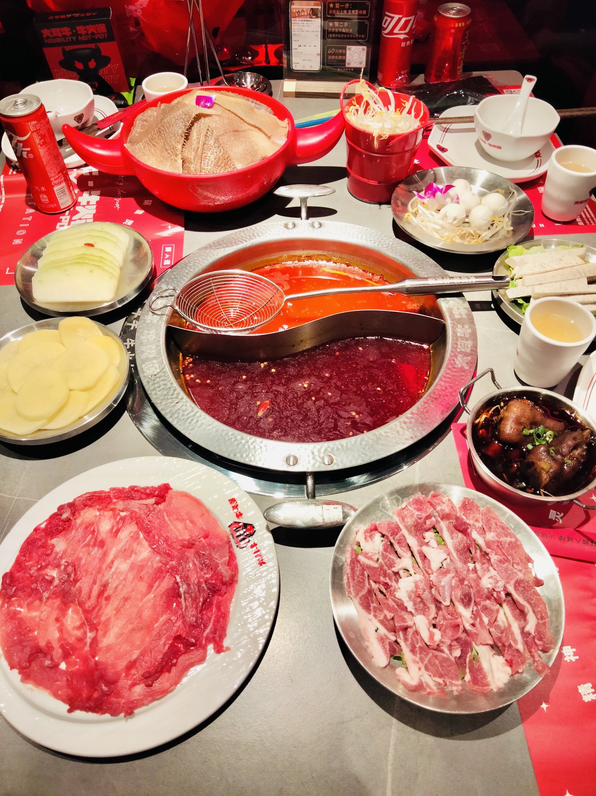 味道正宗超好吃的川渝牛油麻辣火锅!