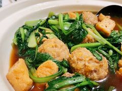 青菜烧肉圆-吉事利茶餐厅