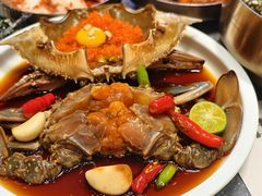 草家酱油蟹-草家酱蟹炭火烤肉店(珲春南路二店)