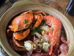 海鲜腊味煲仔饭-崖口煲仔饭