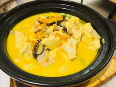 石锅海胆豆腐-大连湾旭日·家宴·海肠捞饭(马栏广场店)