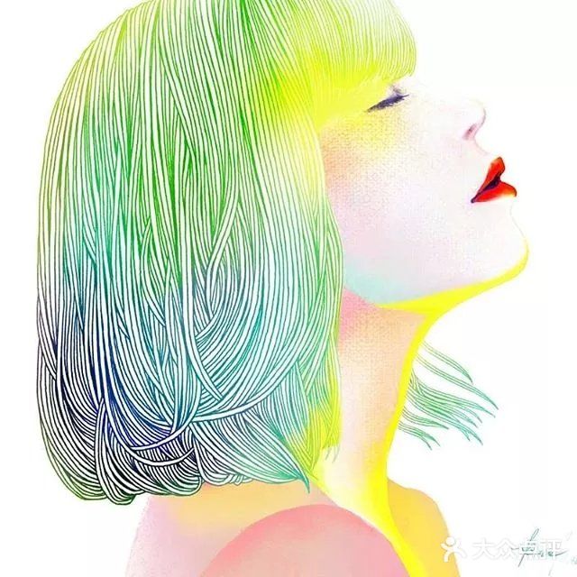 你见过有人用针管画的头发丝吗❗