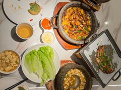 酱爆石锅蛙-绿茶餐厅(滨海万达广场店)