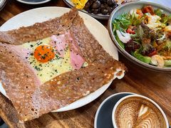 巴黎火腿鸡蛋芝士蘑菇可丽饼-RAC BAR(安福路店)