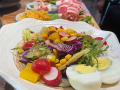 拌蔬菜-明洞阿姨·韩式酱蟹烤肉·创意料理(三元桥店)