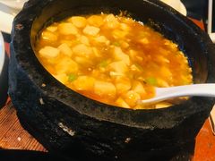 石锅鸡汤豆腐-绿茶餐厅(成都万象城店)